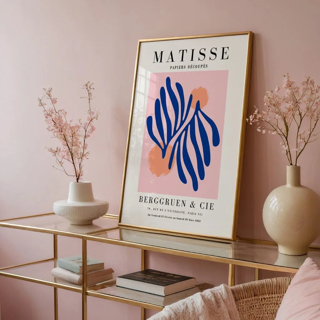 Matisse Bleu Botanique Poster