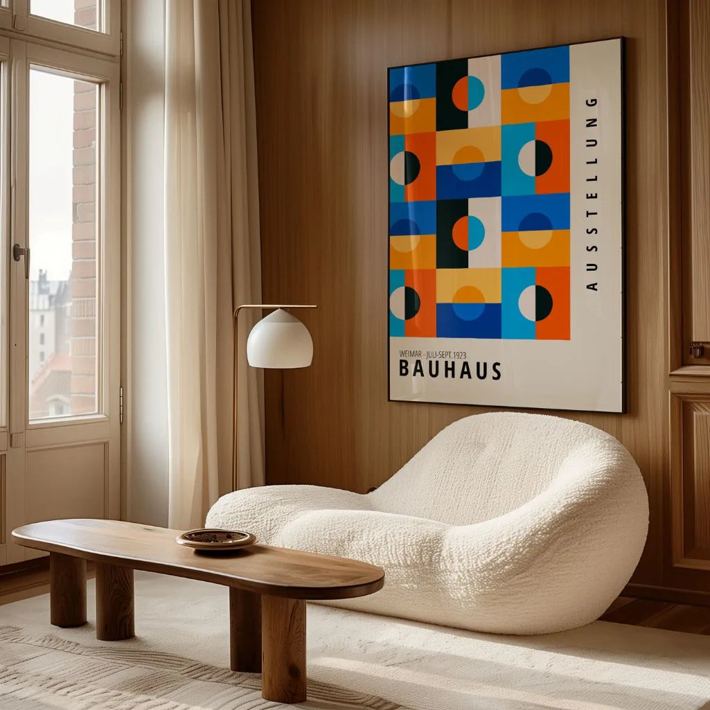 Bauhaus Harmonie Couleur Affiche