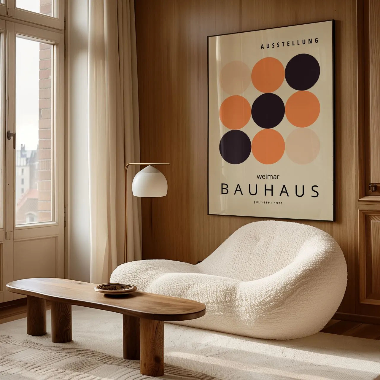 Bauhaus Cercles Rythme Affiche