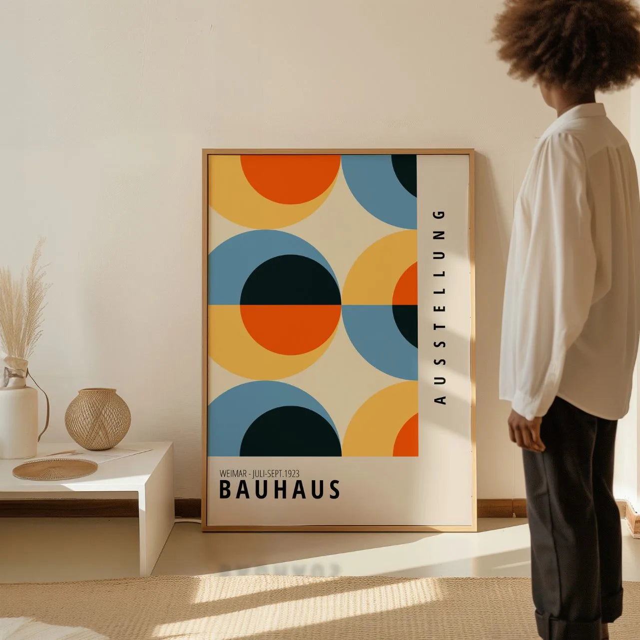 Bauhaus Couleurs Rétro Affiche