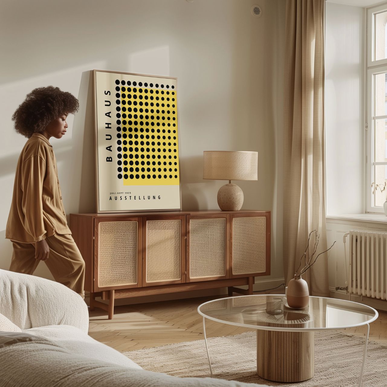 Bauhaus Jaune Précision Affiche