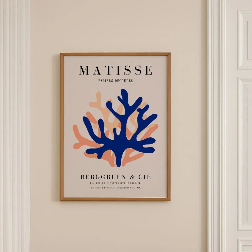 Henri Matisse Blue and Orange Poster