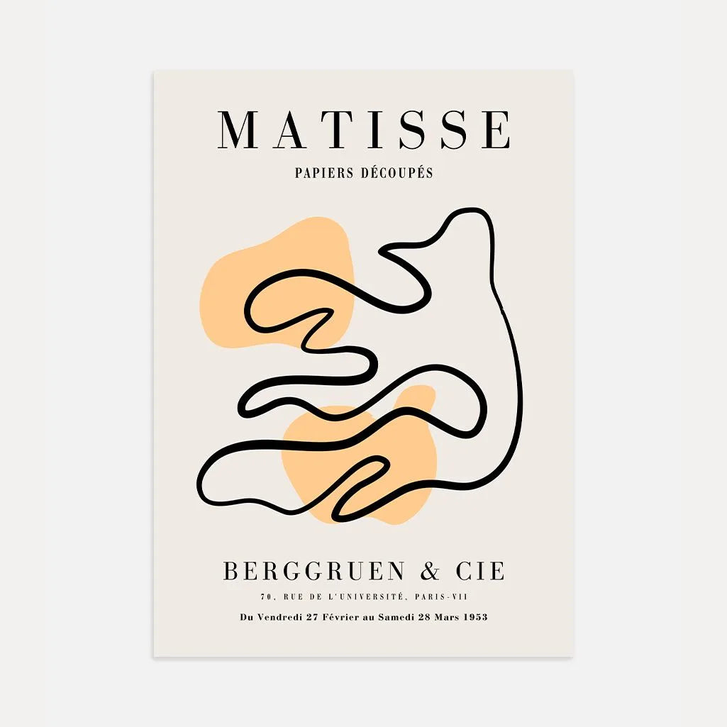 Affiche Matisse Ligne Organique