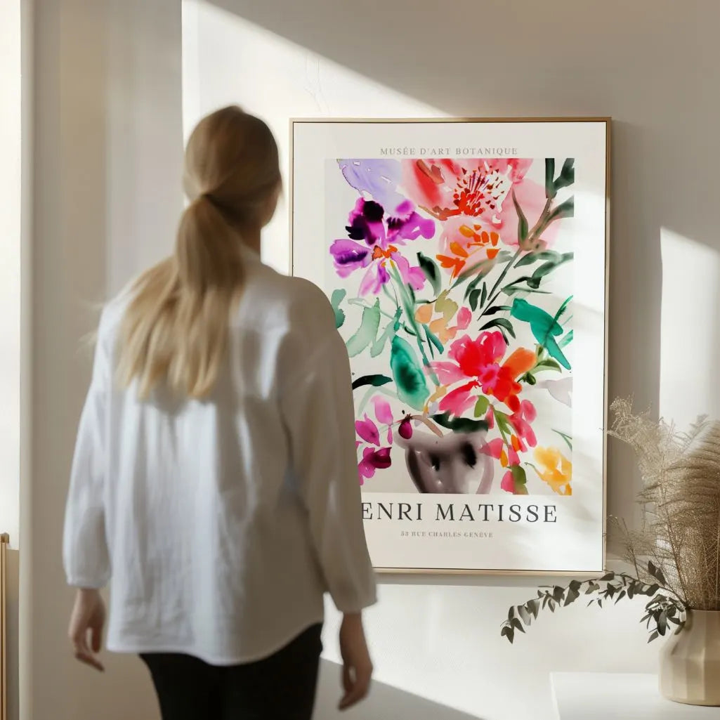Matisse Botanique Vase Flowers Poster