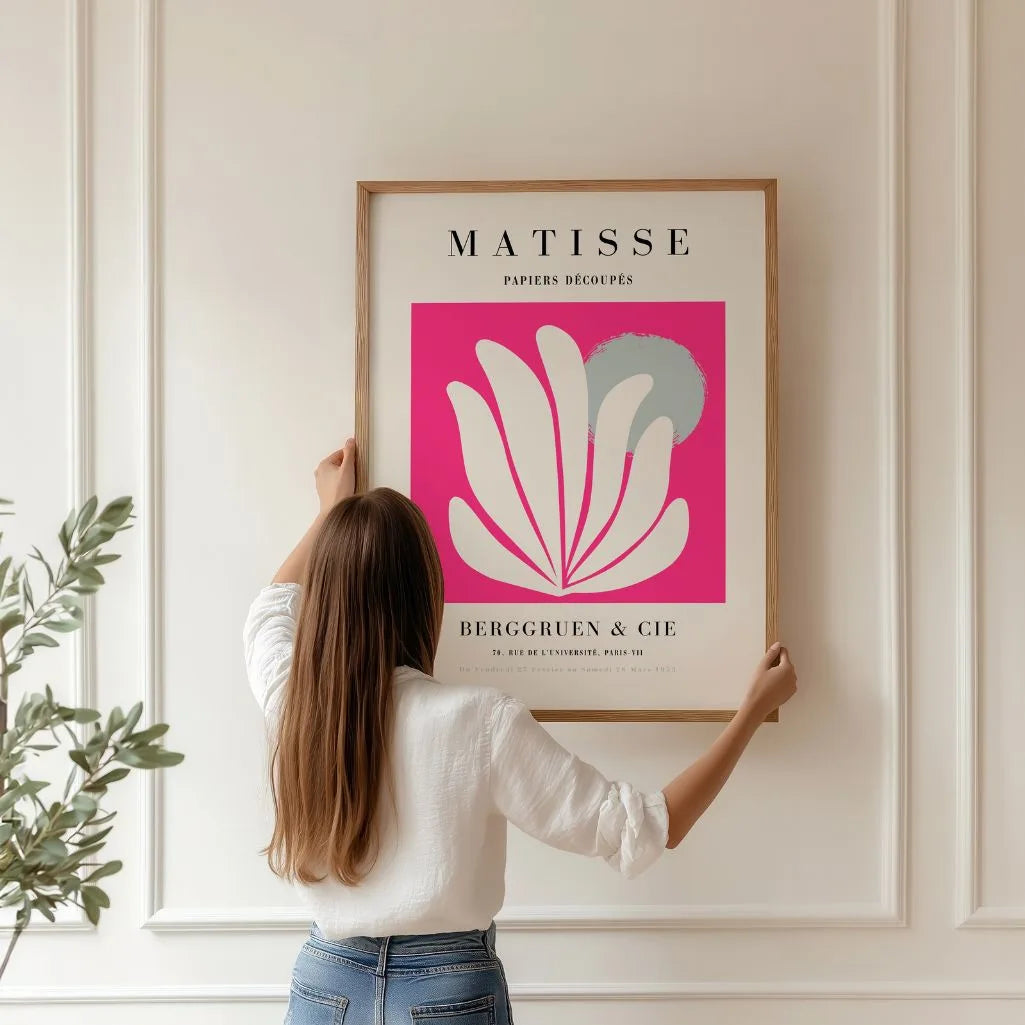 Matisse Fuchsia Form Poster