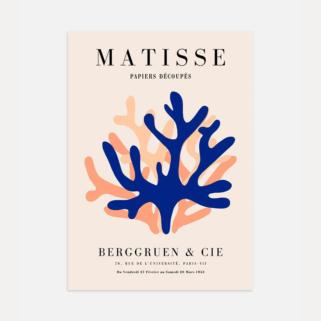 Henri Matisse Blue and Orange Poster