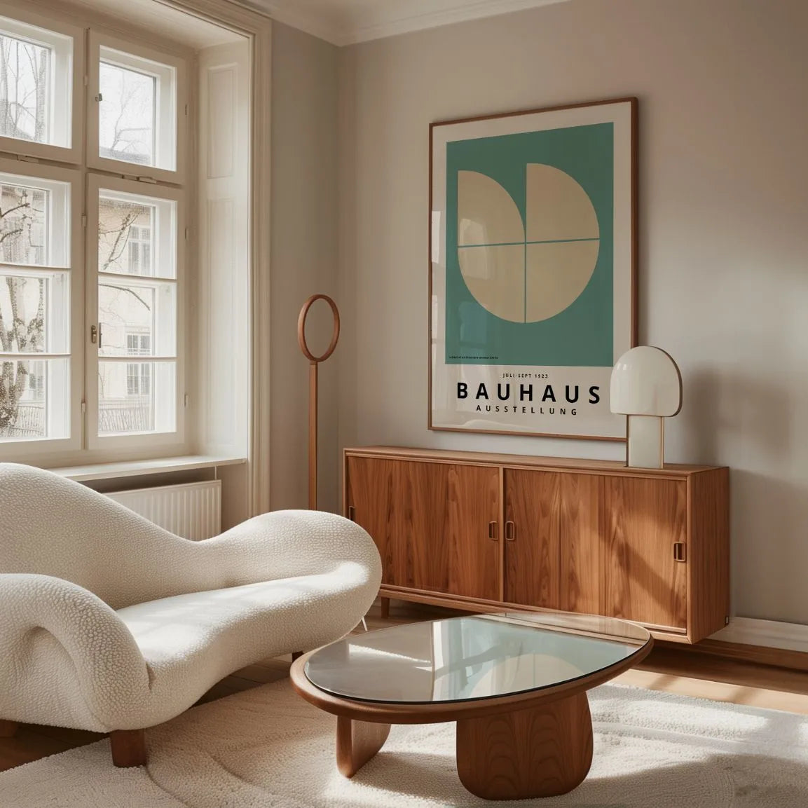 Affiche Bauhaus Vert Clair