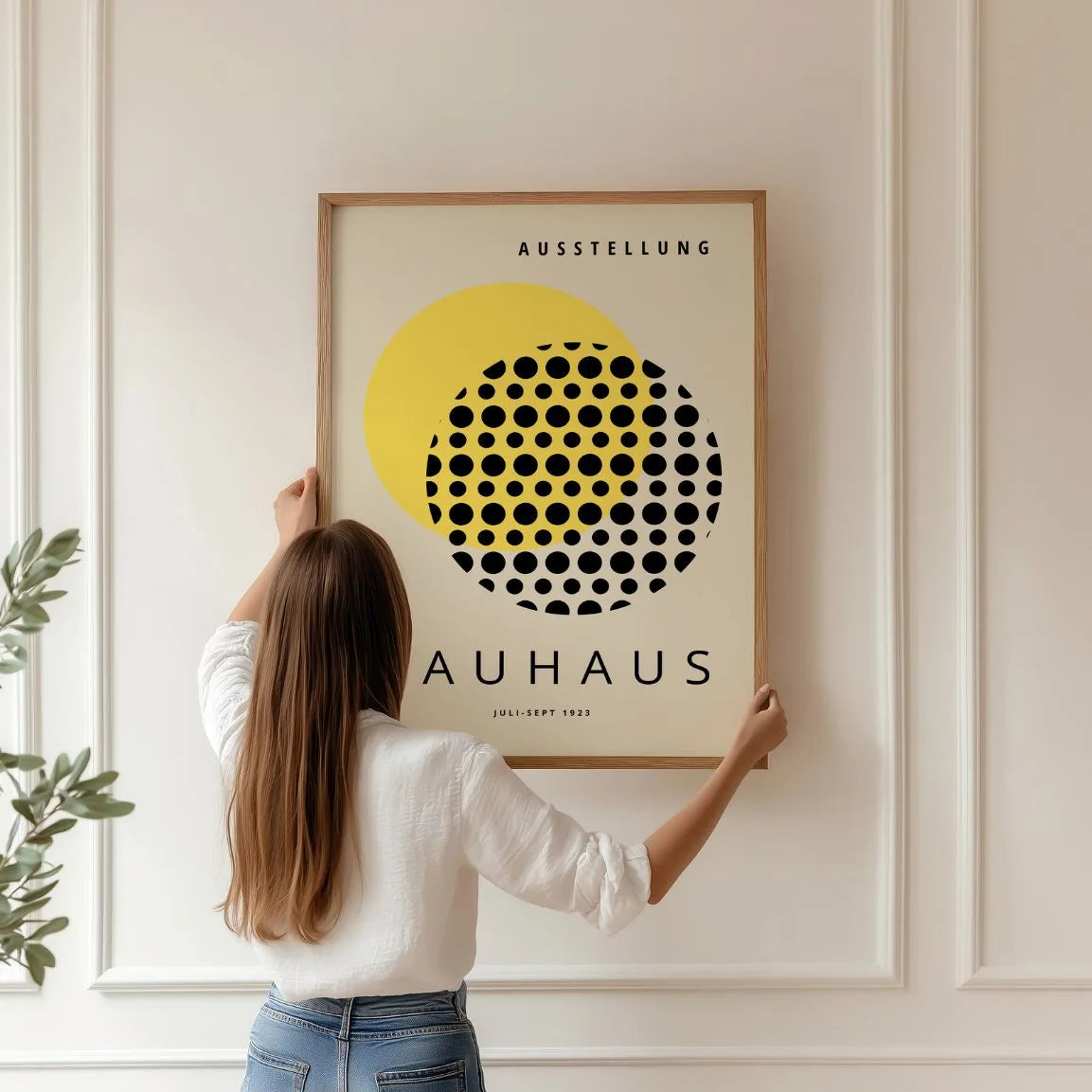 Bauhaus Soleil Jaune Affiche