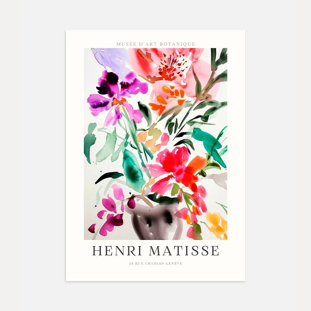 Matisse Botanique Vase Flowers Poster