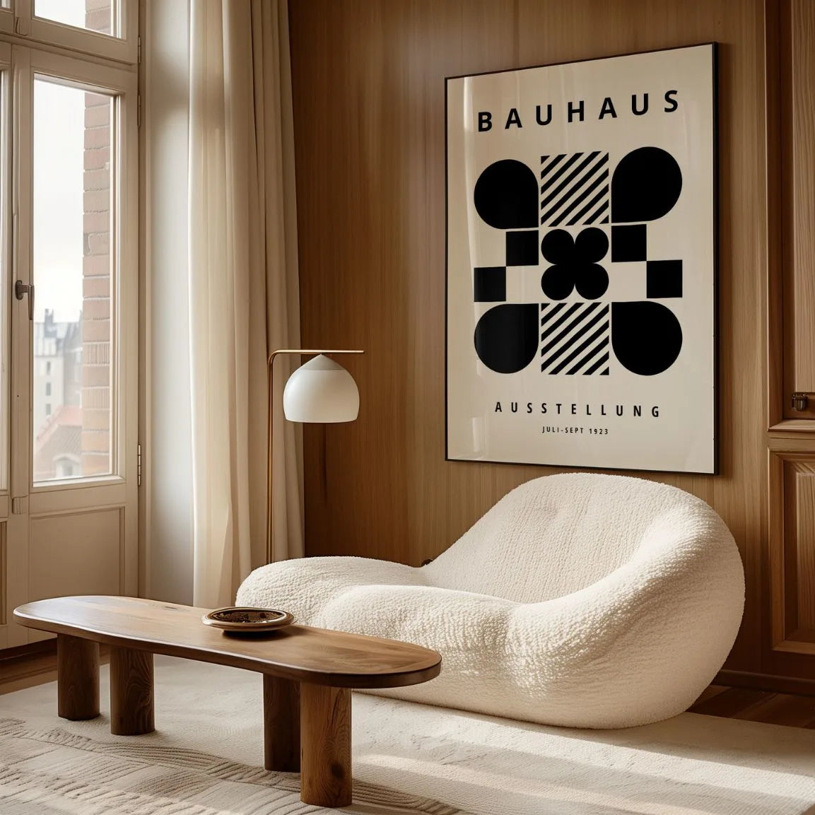 Affiche Bauhaus Géométrie Abstraite
