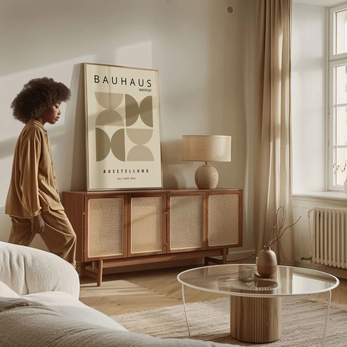 Affiche Bauhaus Sablier