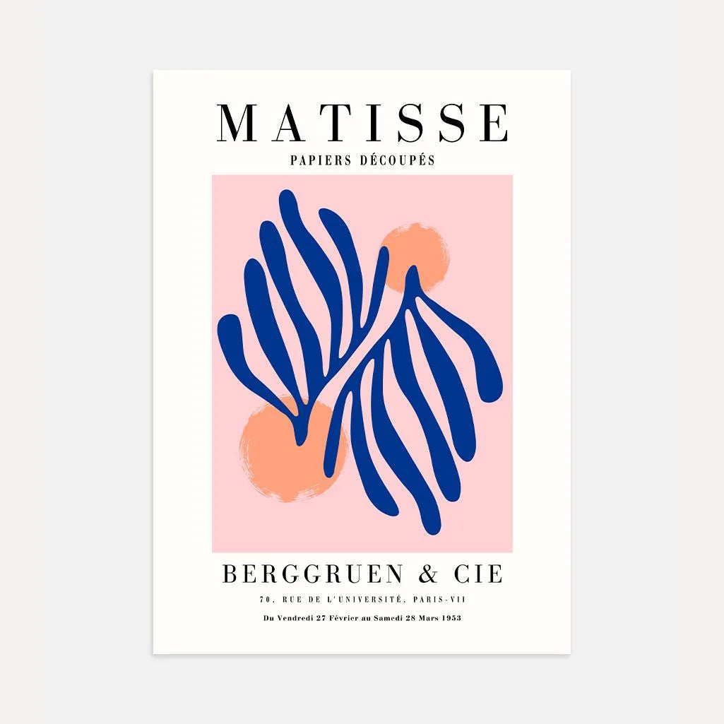 Matisse Bleu Botanique Poster