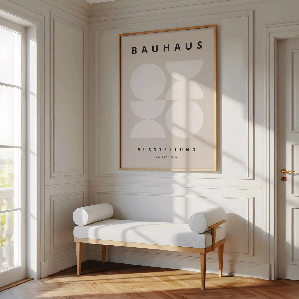 Affiche Bauhaus Beige
