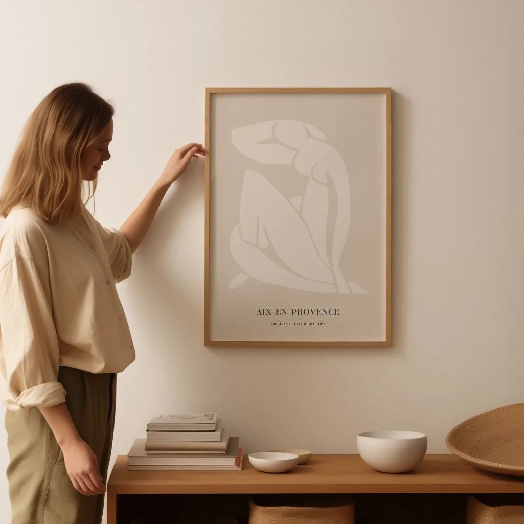 Matisse Aix-en-Provence Line Figure Poster