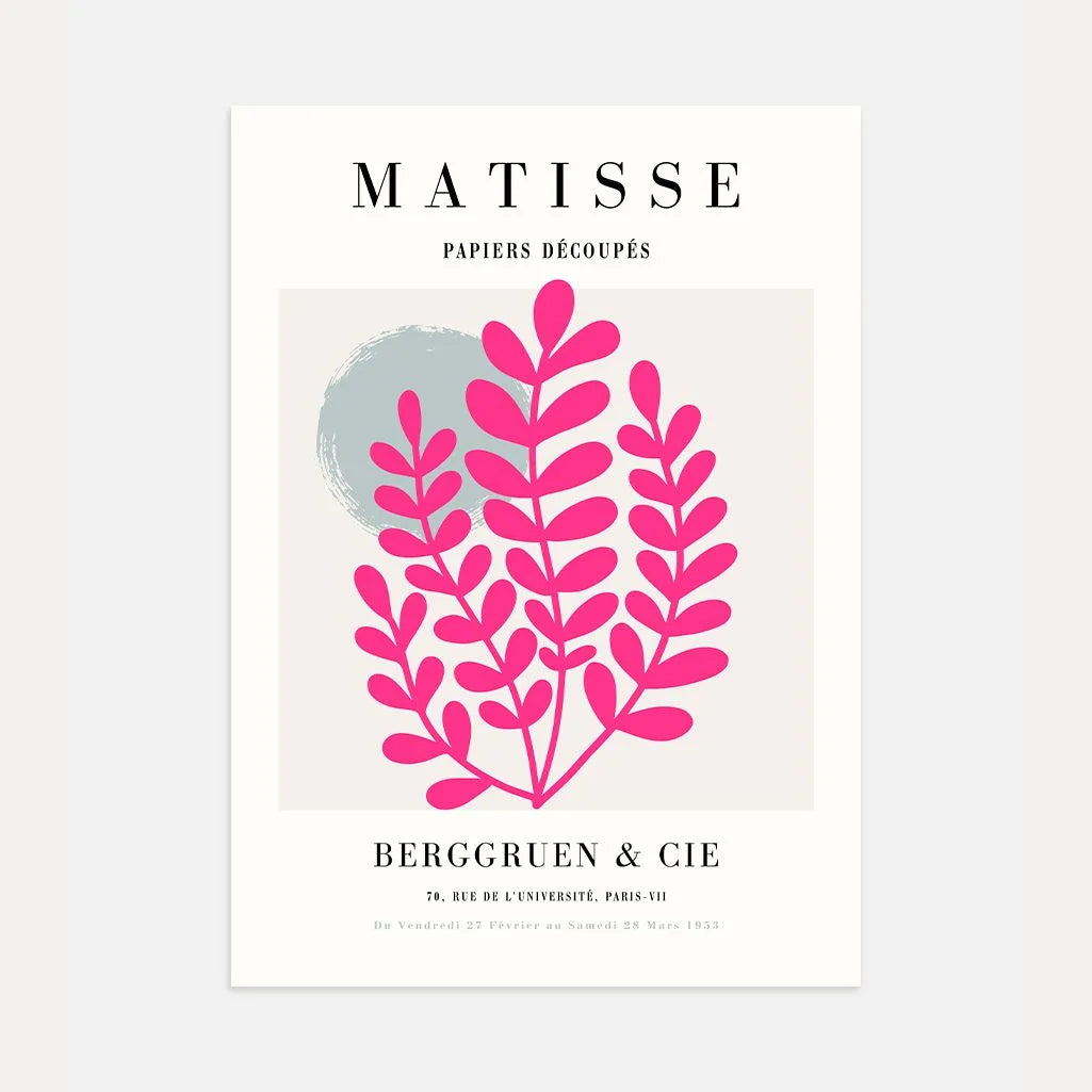 Matisse Pink Branch Poster