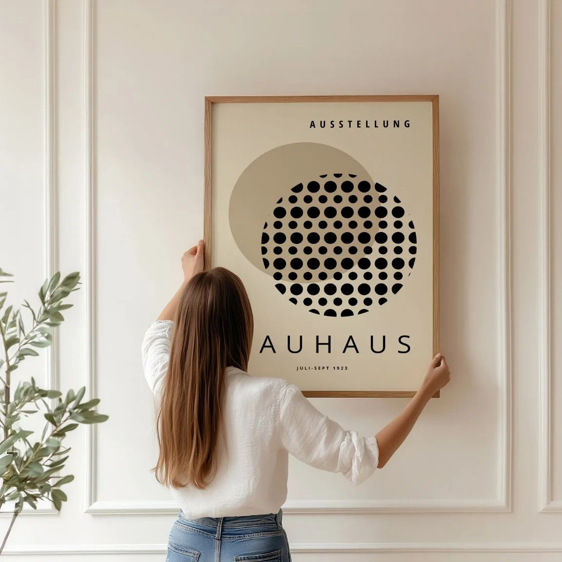 Affiche Bauhaus Réflexion
