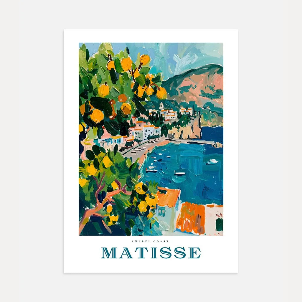 Matisse Amalfi Bleu Affiche