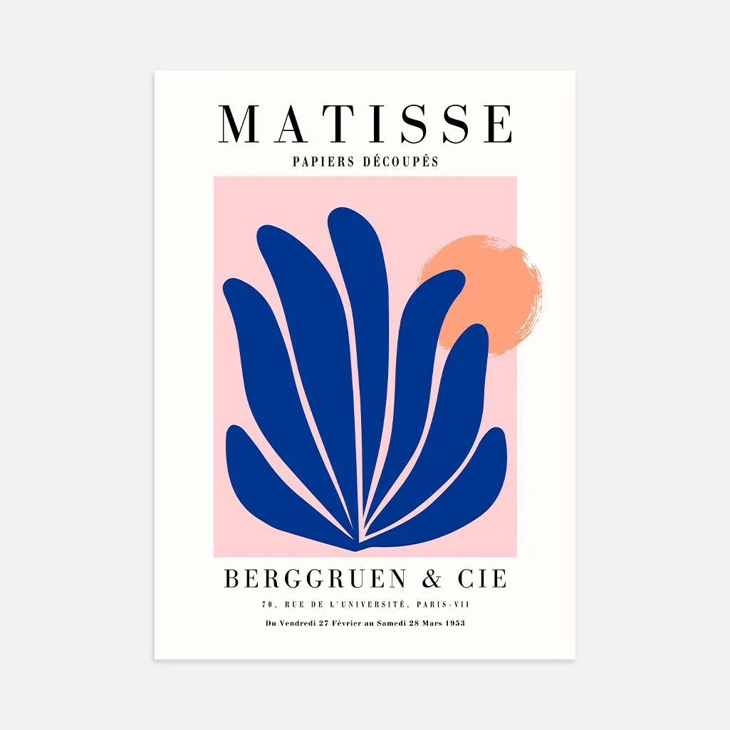 Matisse Bleu et Rose Poster