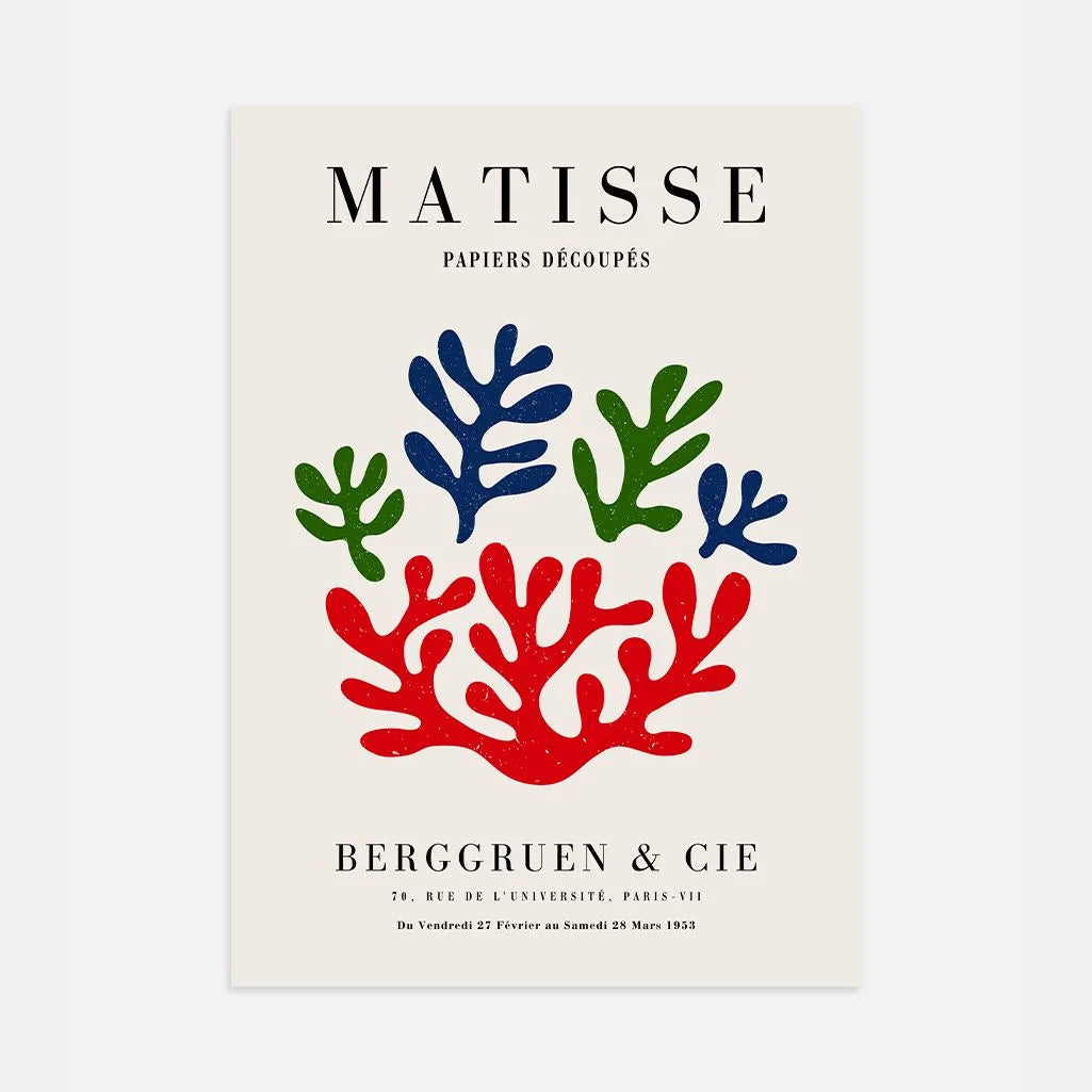 Henri Matisse Coral Harmony Poster