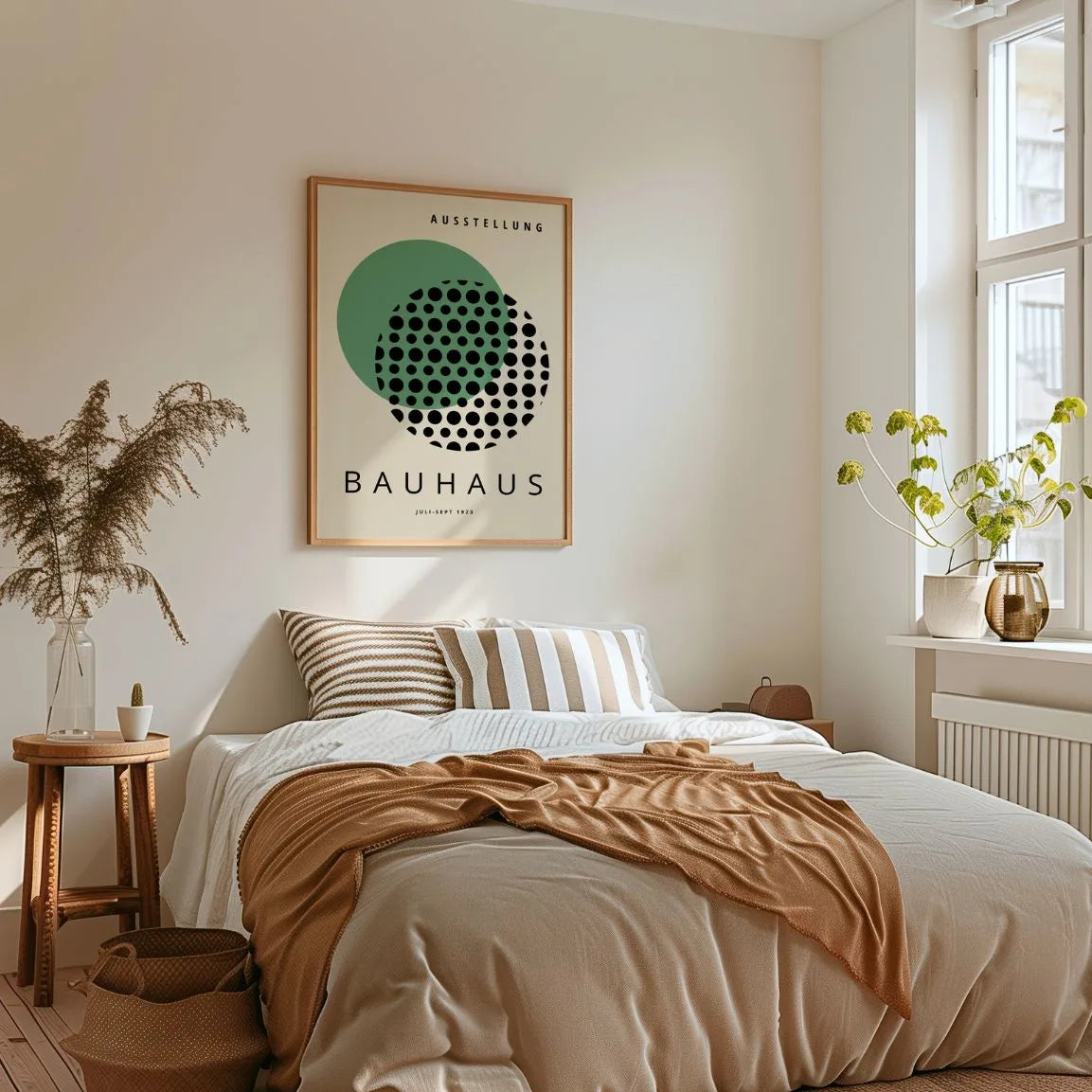 Bauhaus Vert Optique Affiche