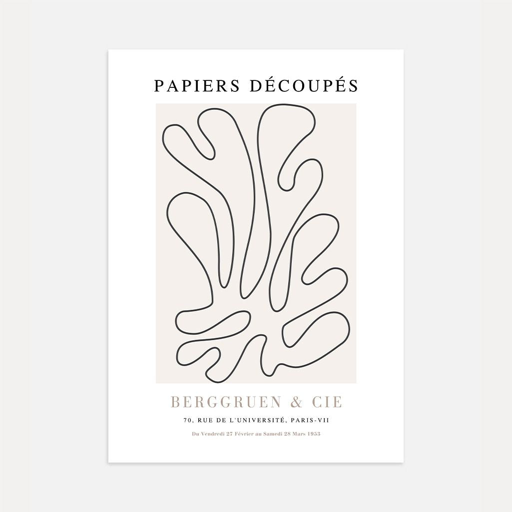 Henri Matisse Coral Line Drawing Poster