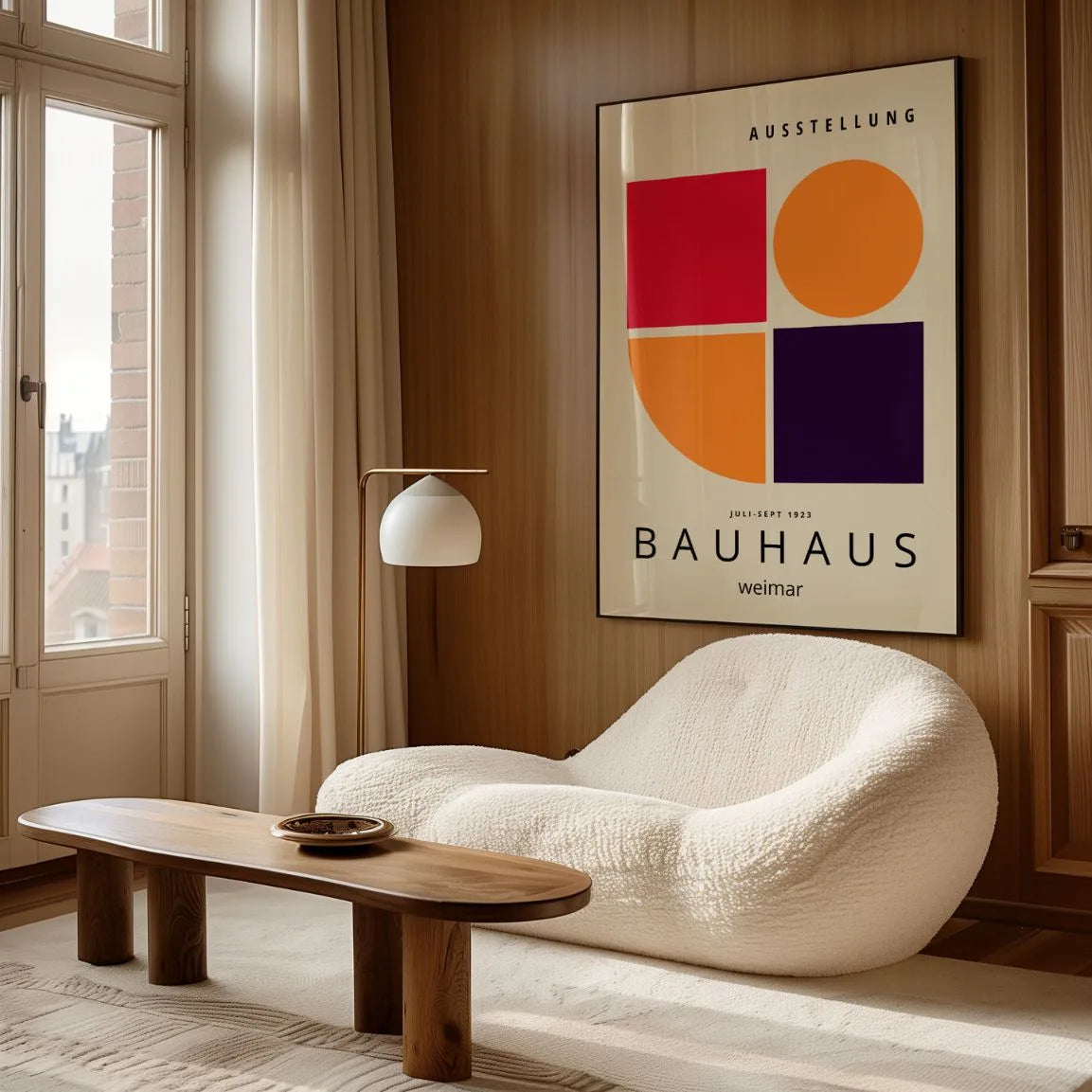 Bauhaus Rouge Énergie Affiche