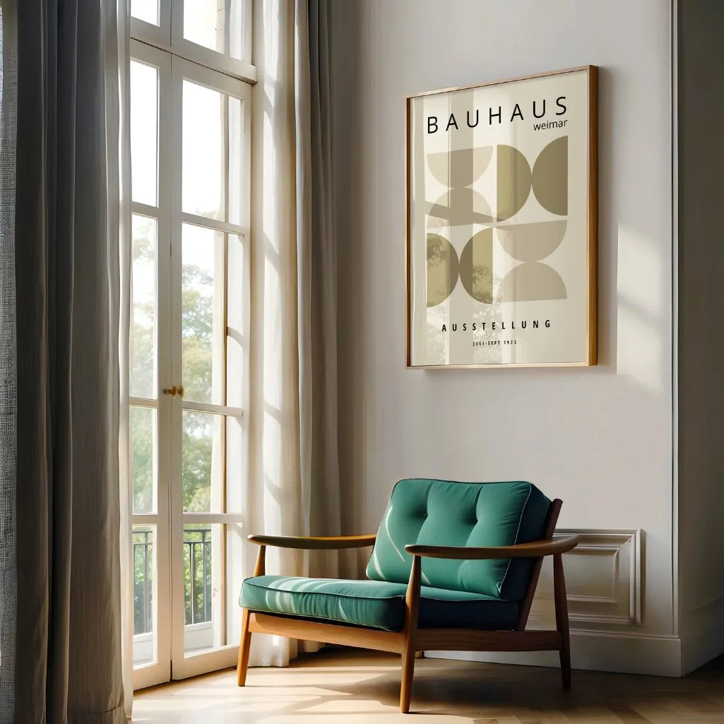 Affiche Bauhaus Sablier