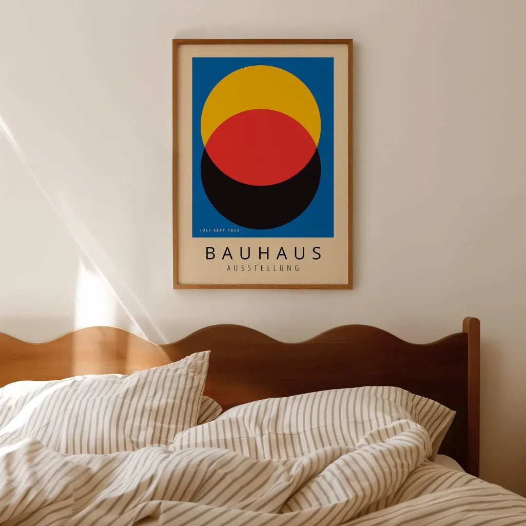 Bauhaus Three-Color Poster