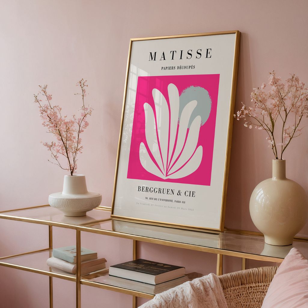 Matisse Fuchsia Form Poster