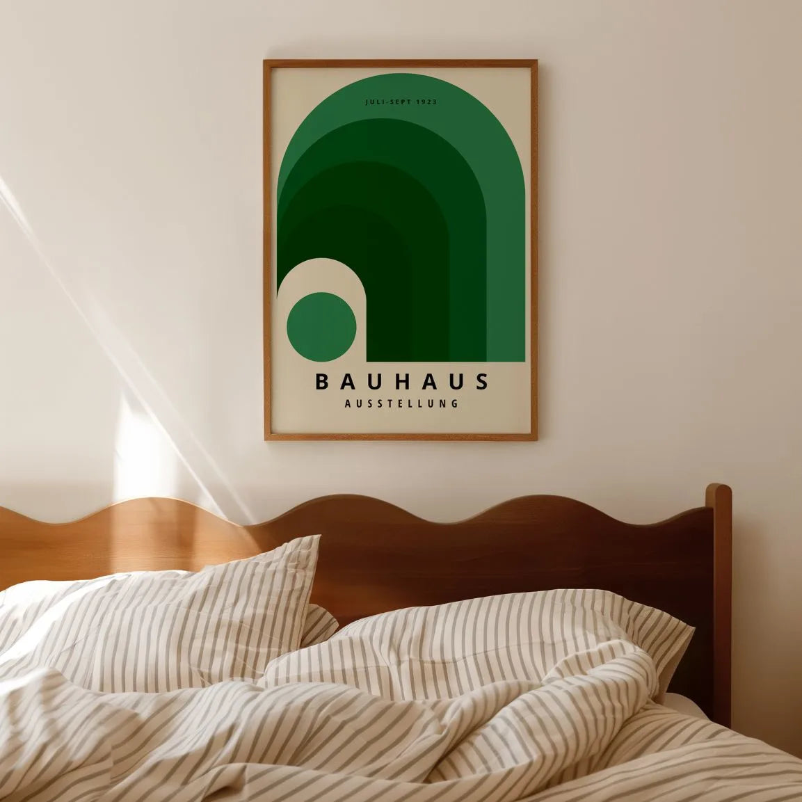 Affiche Bauhaus Arc-En-Ciel Vert