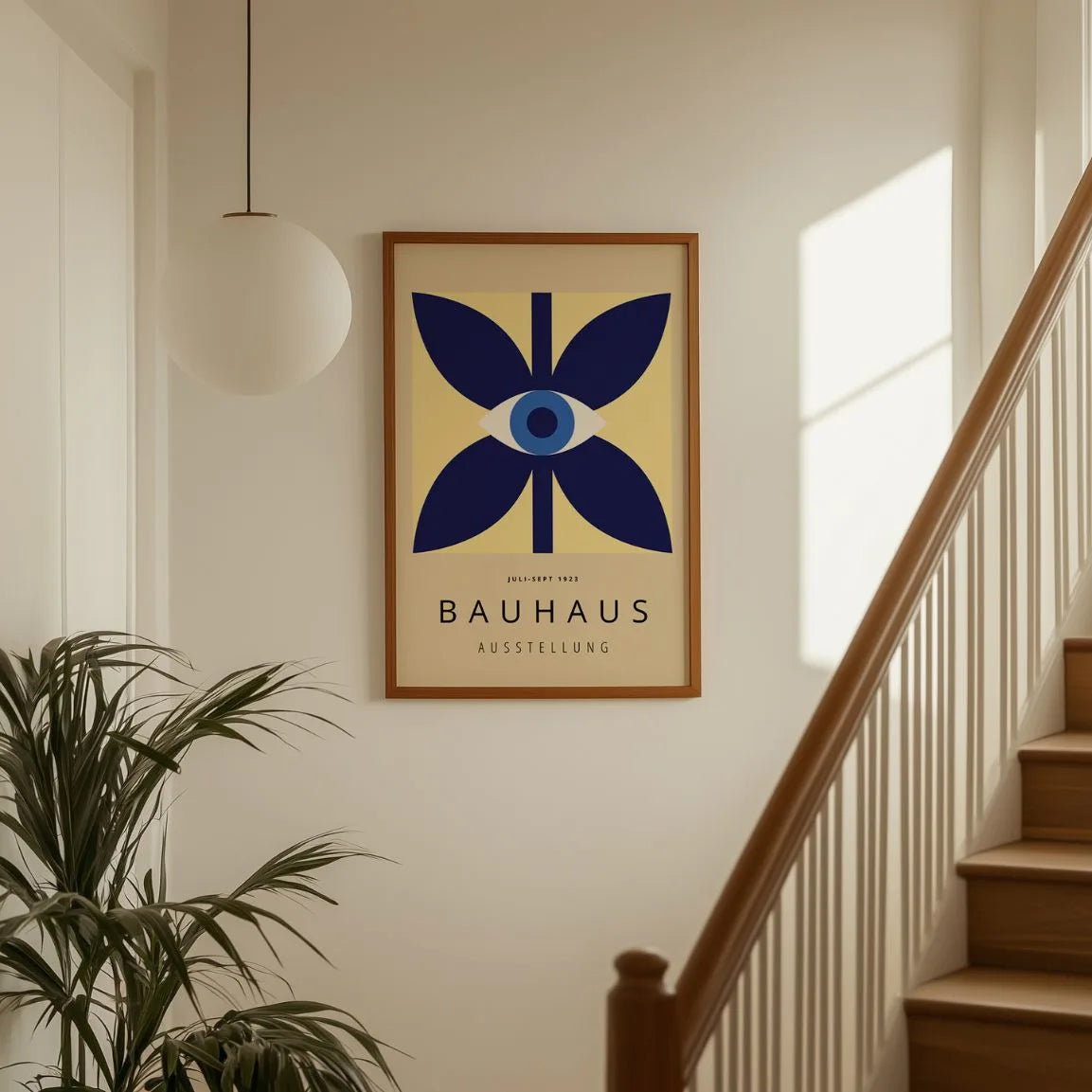 Bauhaus Œil Bleu Affiche