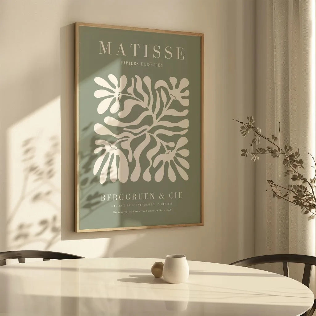 Matisse Sage Composition Poster