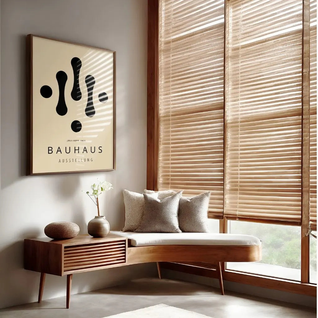 Affiche Bauhaus Gouttes Géométriques