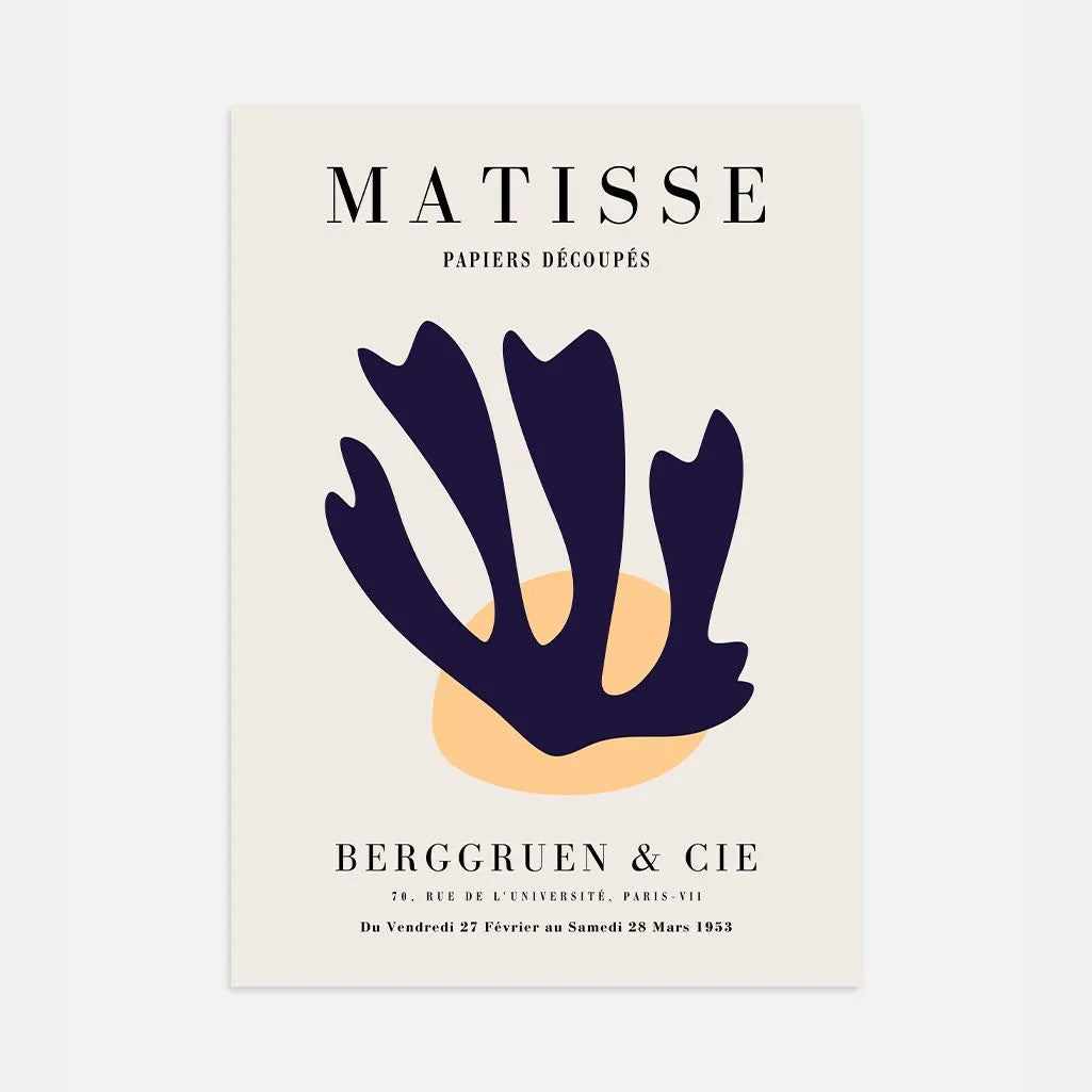 Affiche Matisse Forme Organique