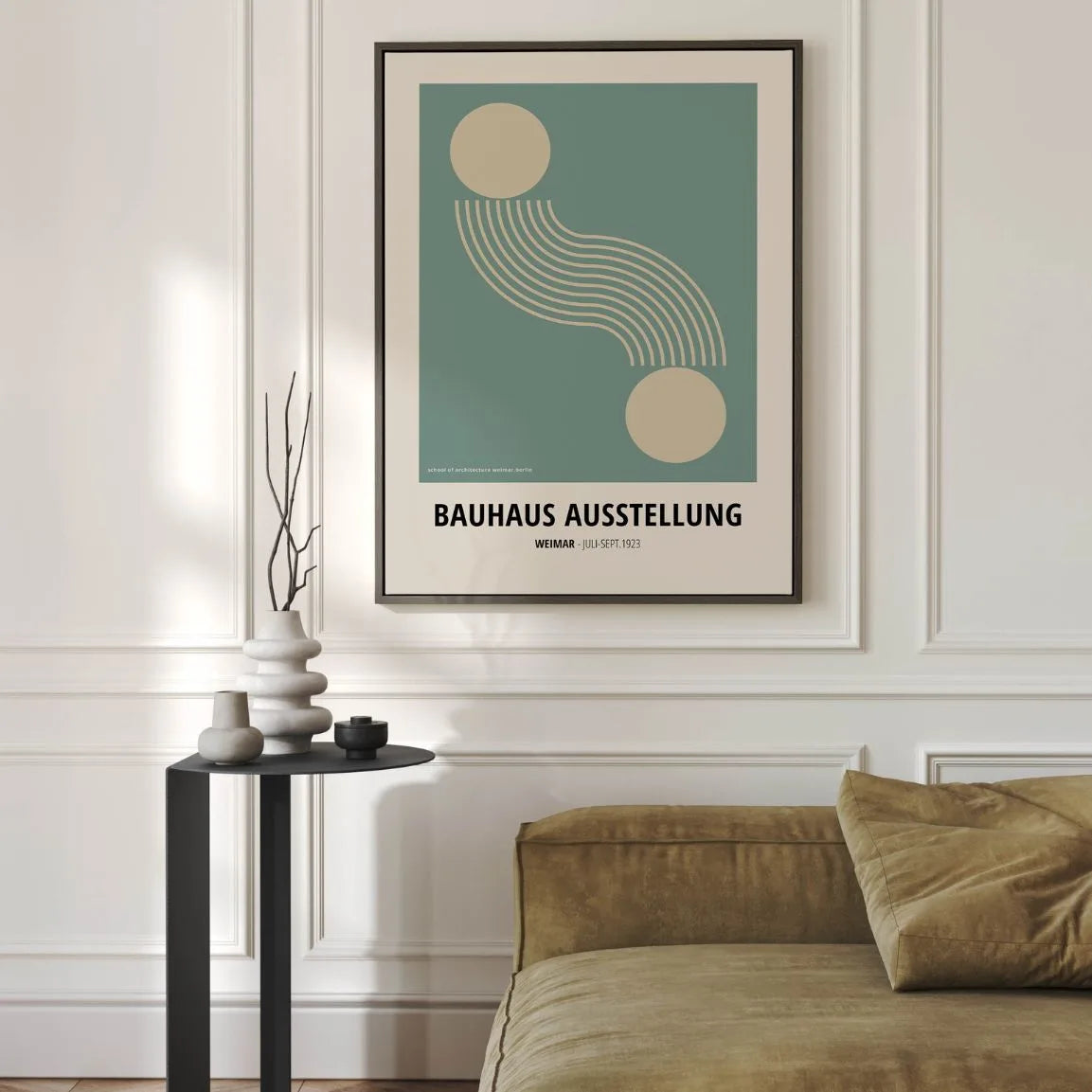 Bauhaus Mouvement Géométrique Affiche