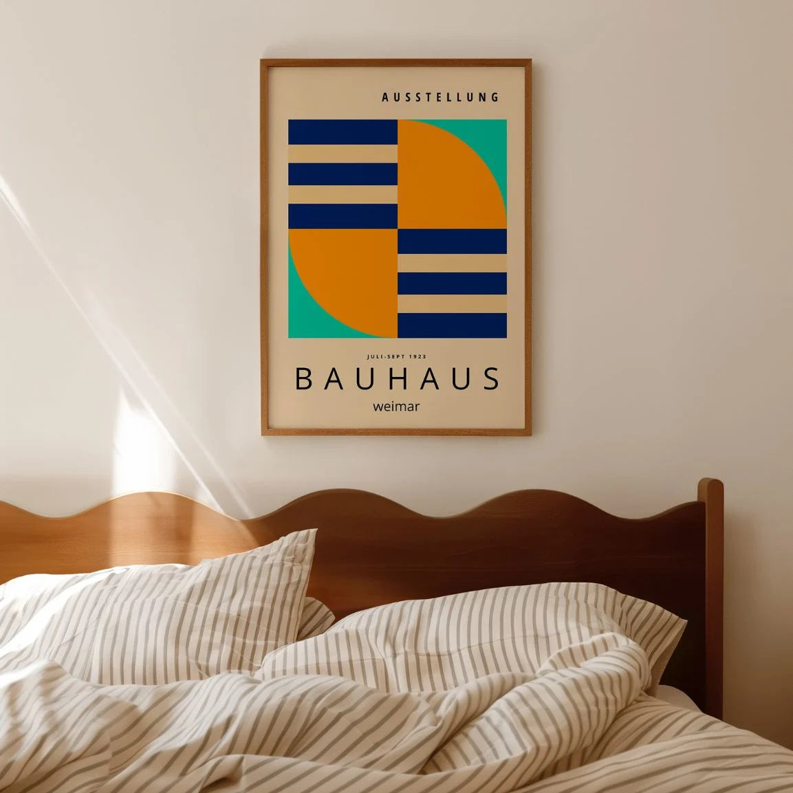 Affiche Bauhaus Turbine Géométrique