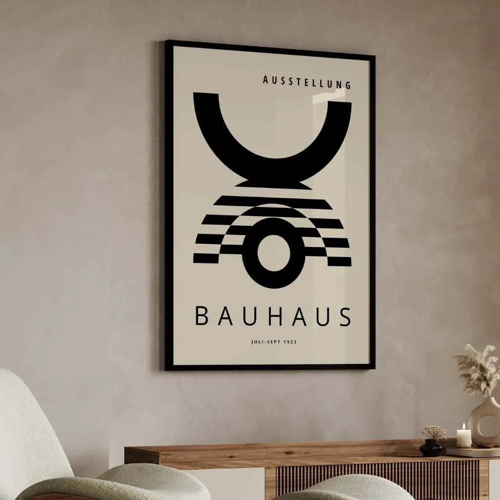 Affiche Bauhaus Formes Géométriques