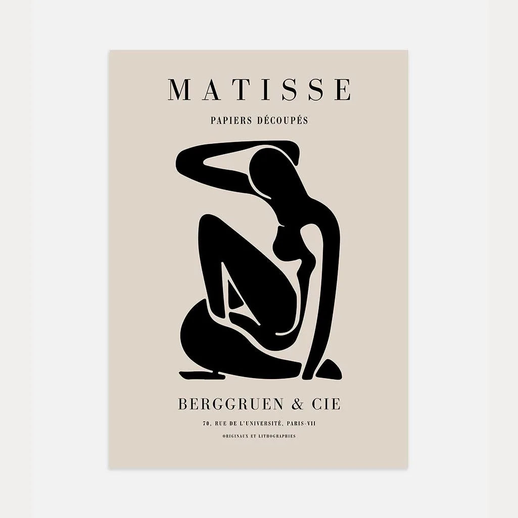 Henri Matisse – Affiche Nu Bleu Nu