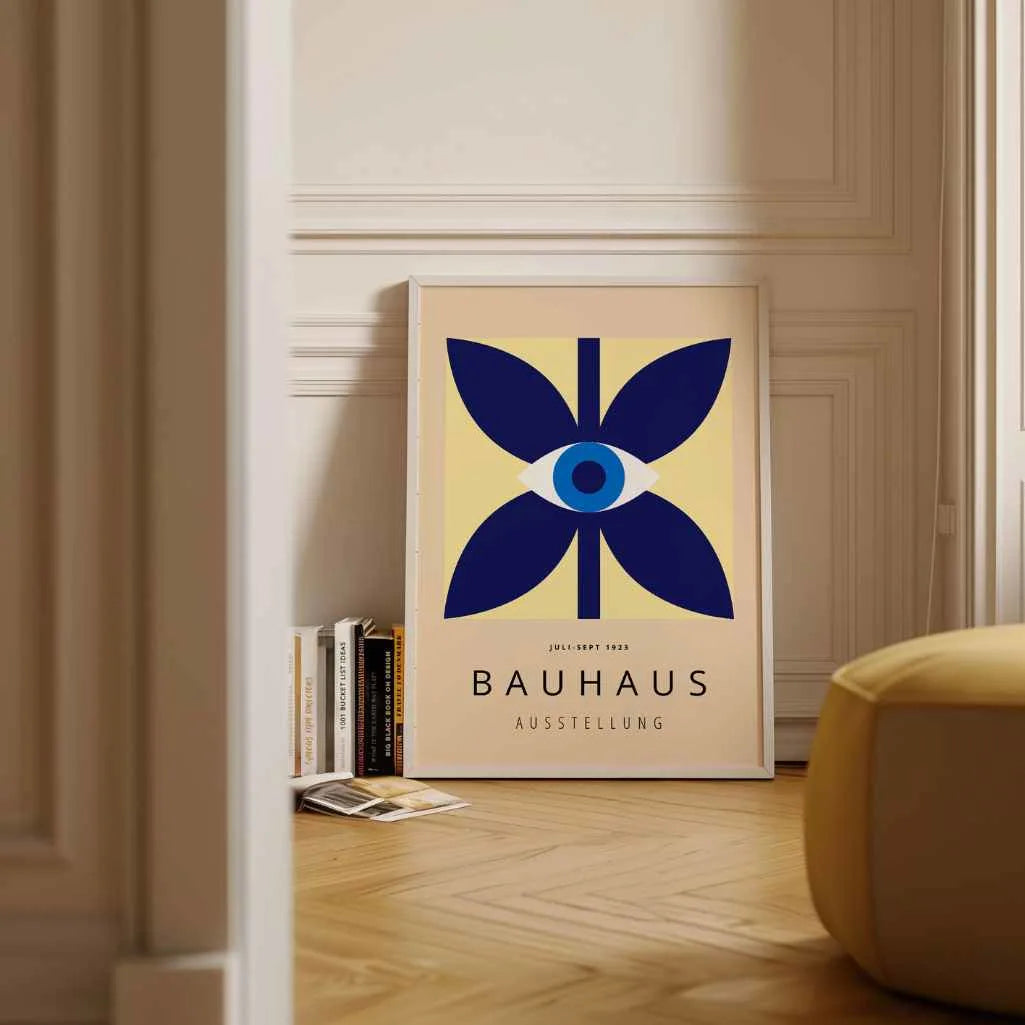 Bauhaus Œil Bleu Affiche