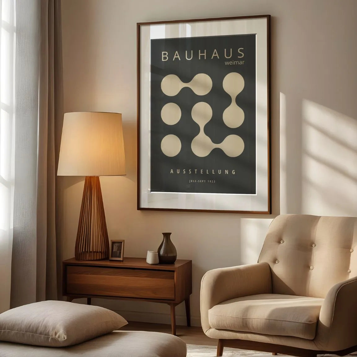 Bauhaus Formes Moléculaires Affiche