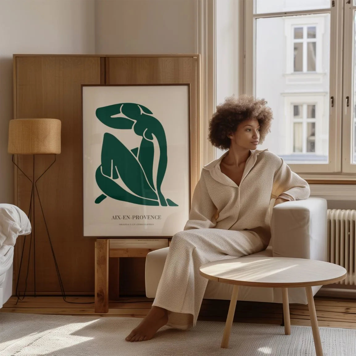 Henri Matisse Nu Bleu Green Edition Poster