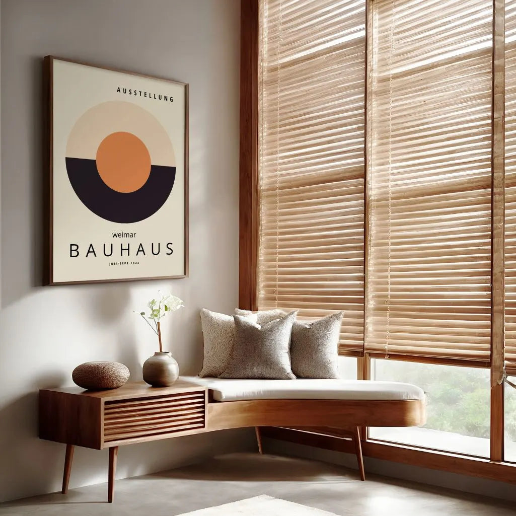 Bauhaus Harmonie Circulaire Affiche