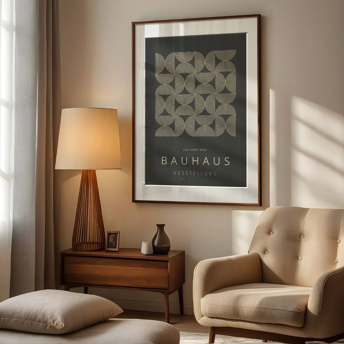 Bauhaus Lignes Affiche