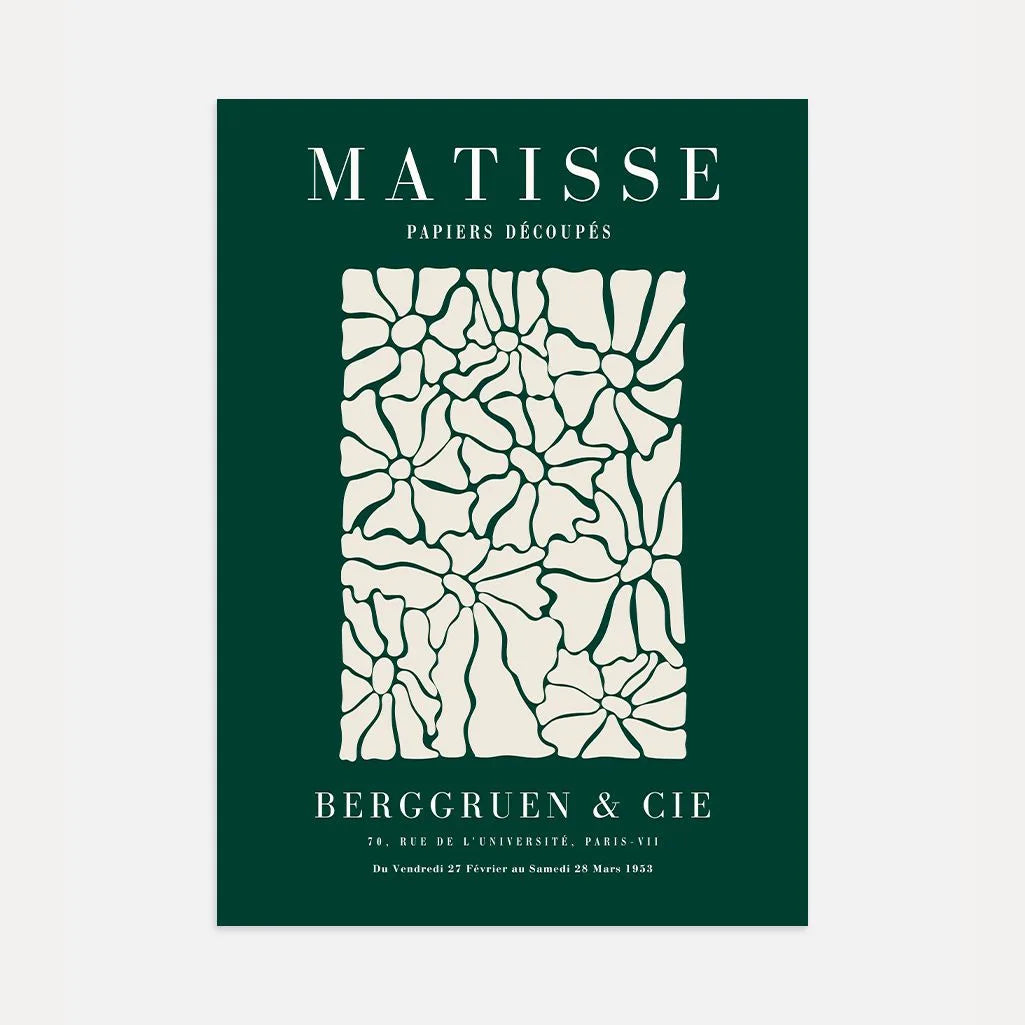 Henri Matisse Green Nature Abstraction Poster