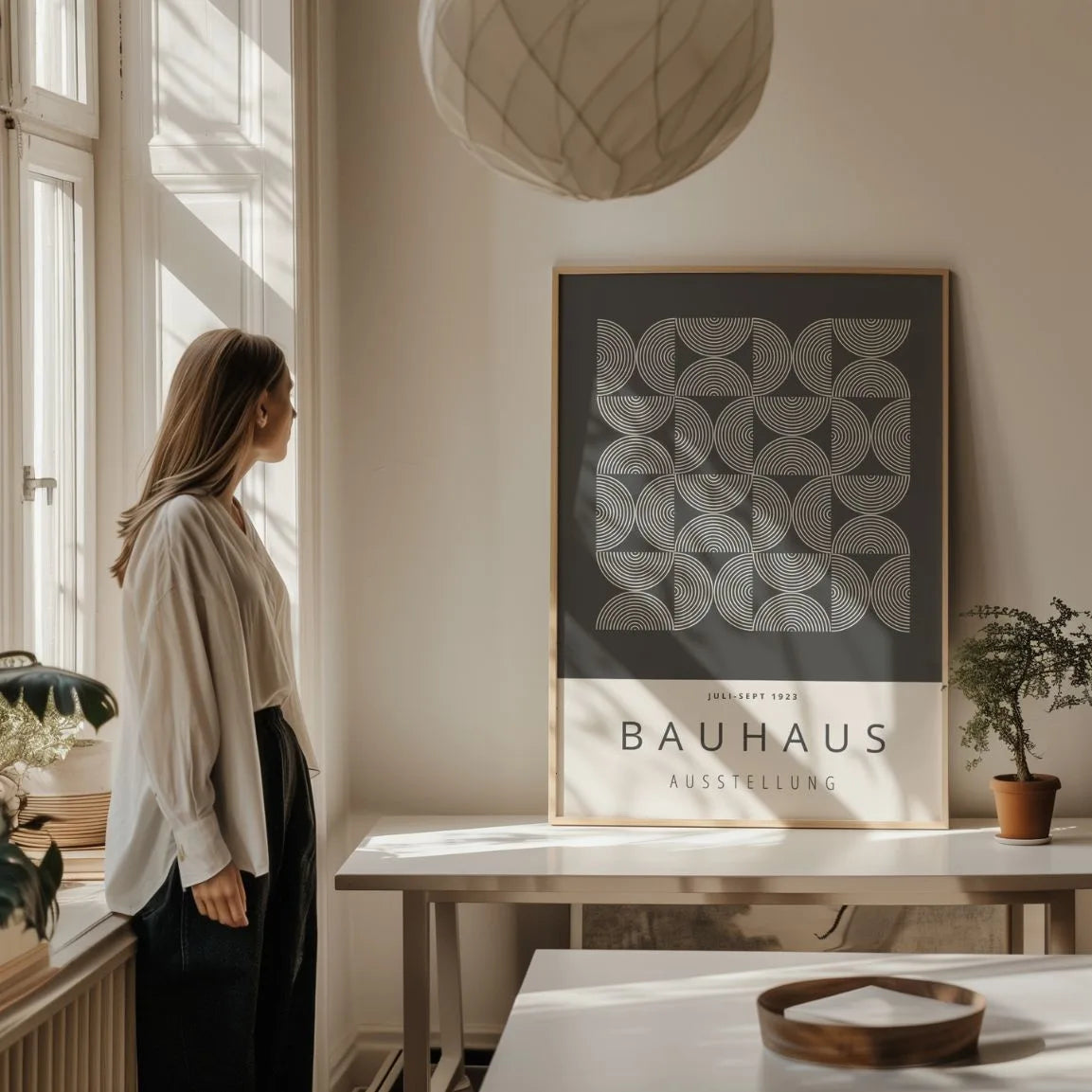 Bauhaus Blanc Affiche