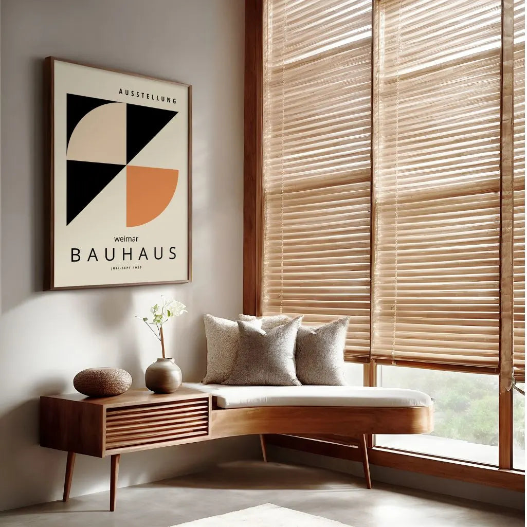 Bauhaus Contraste De Formes Affiche