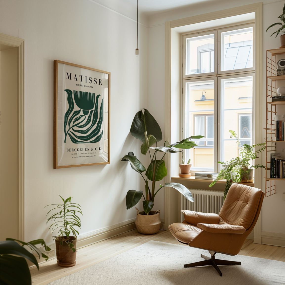 Matisse Fleur Verte Affiche