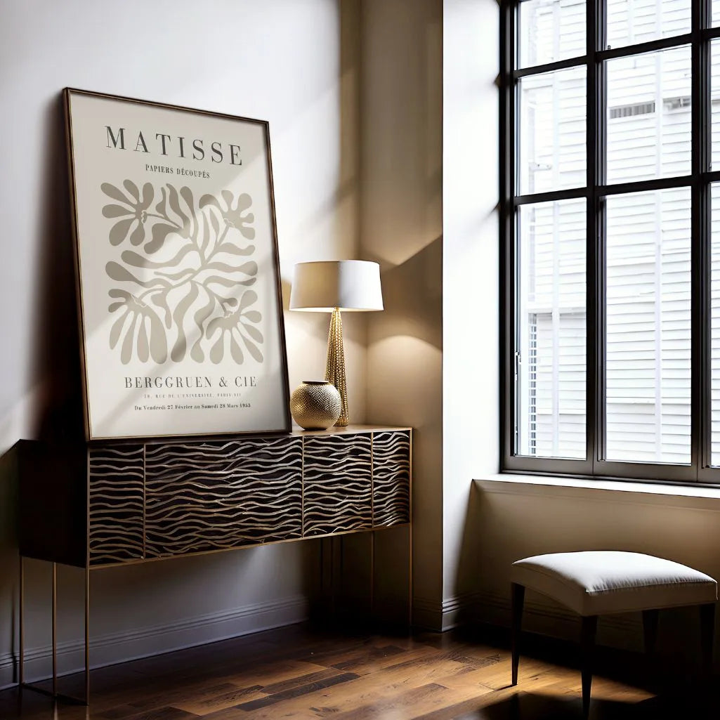 Matisse Beige Cut-Out Harmony Poster