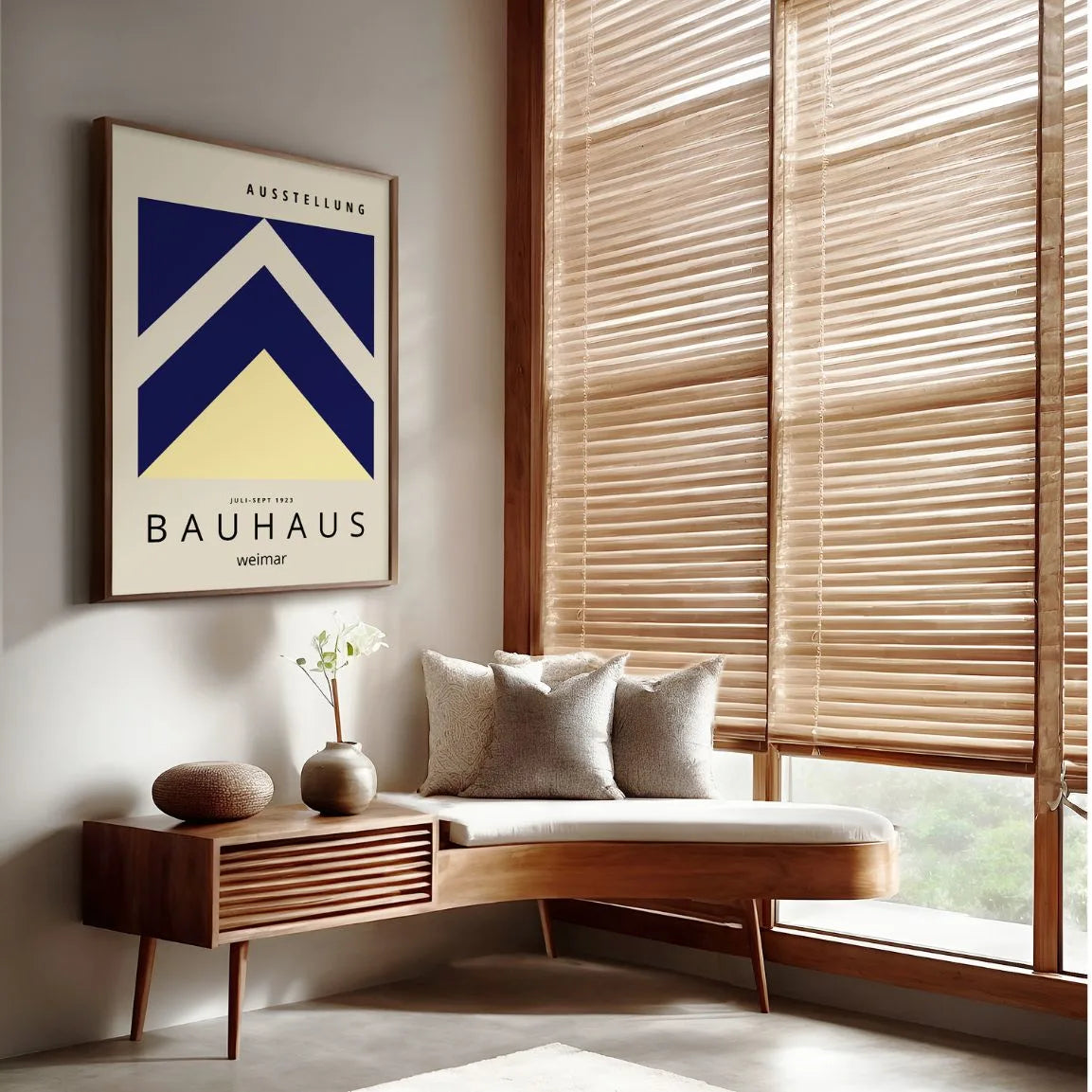 Bauhaus Weimar Flèches Géométriques Affiche