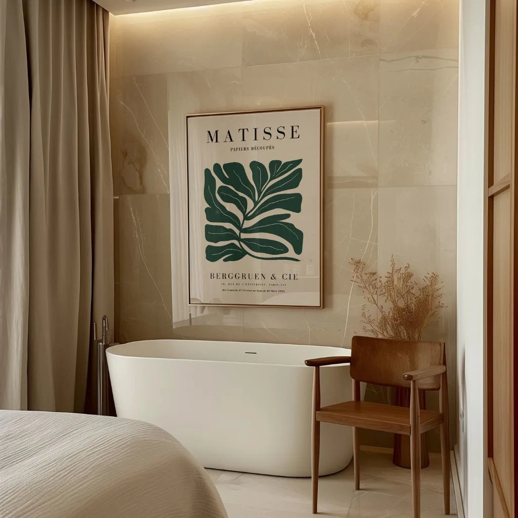 Henri Matisse Feuille Verte Affiche